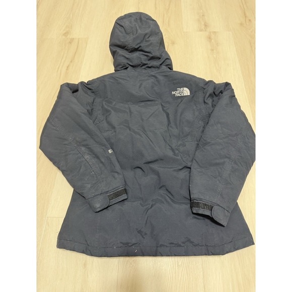 North Face Jacket Womens Small Black 550 Goose Down Artic Parka Hood Jacket - Picture 7 of 7